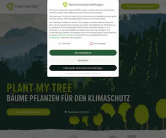 Plant-MY-Tree.de(Das Original. Bäume pflanzen für das Klima. PLANT) Screenshot