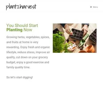 Plant2Harvest.com(Plant2Harvest) Screenshot