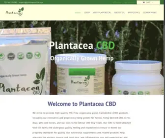 Plantaceacbd.com(CBD for Pets) Screenshot