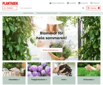 Plantagen.se(Allt för livet med växter) Screenshot