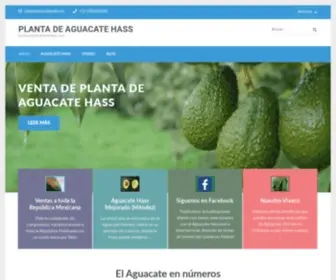 Plantahass.com(PLANTA DE AGUACATE HASS) Screenshot