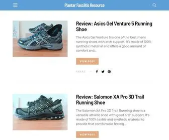 Plantarfasciitisresource.com(Plantar Fasciitis Resource) Screenshot