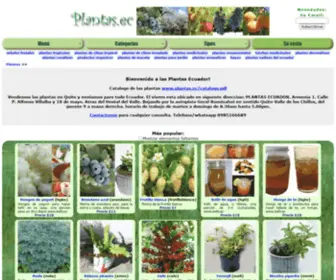 Plantas.ec(Plantas más populares en) Screenshot