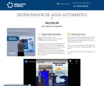 Plantaspurificadorasdeagua.net(Ventana Vending) Screenshot