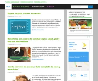 Plantasyremedios.com(Medicina NATURAL) Screenshot