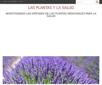 Plantasysalud.com(Las plantas y la salud) Screenshot