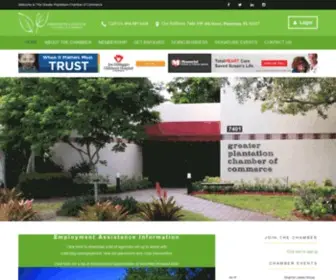 Plantationchamber.org(Chamber Of Commerce) Screenshot