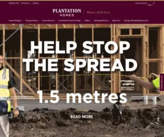 Plantationhomes.com.au(Queensland's Leading New Home Builder) Screenshot