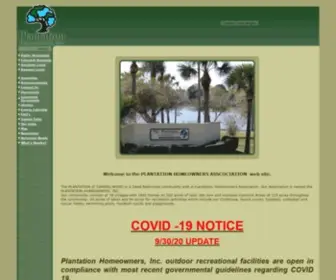 Plantationtampahoa.com(Plantation Homeowners) Screenshot