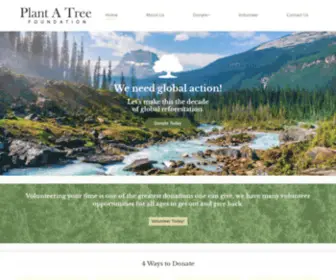 Plantatreefoundation.org(Plant A Tree Foundation) Screenshot