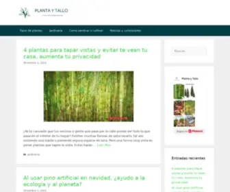 Plantaytallo.com(Planta y tallo) Screenshot