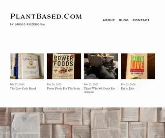 Plantbased.com(Inspiring a Plant Based life) Screenshot