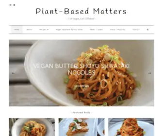 Plantbasedmatters.net(Plant-Based Matters) Screenshot