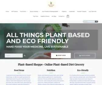 Plantbasedshoppe.com(Plant-Based Diet Grocery List) Screenshot