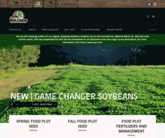 Plantbiologic.com(Food Plot Seed for Deer) Screenshot