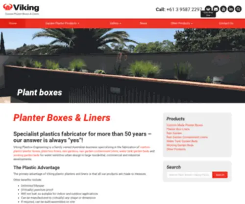 Plantboxes.com.au(Planter Boxes) Screenshot