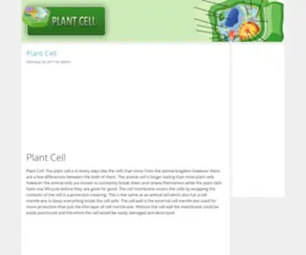 Plantcell.us(Plant Cell Educational Website) Screenshot