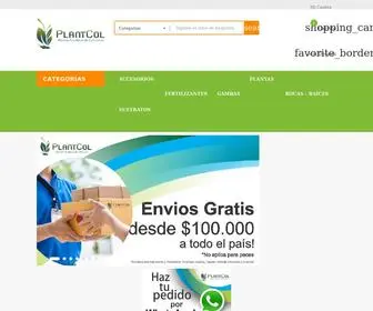 Plantcol.com.co(Acuarios) Screenshot