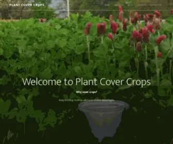Plantcovercrops.com(Plant Cover Crops) Screenshot