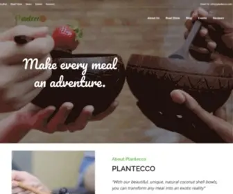 Plantecco.com(Coconut Bowls) Screenshot