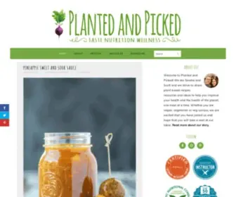 Plantedandpicked.com(Planted and Picked) Screenshot