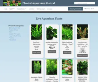 Plantedaquariumscentral.com(Planted Aquariums Central) Screenshot