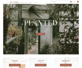 Plantedplantco.com(House Plants) Screenshot