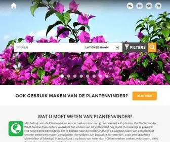 Plantenvinder.nl(Kernwoorden van de pagina]) Screenshot