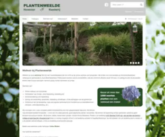 Plantenweelde.nl(Planten kwekerij & hovenier) Screenshot