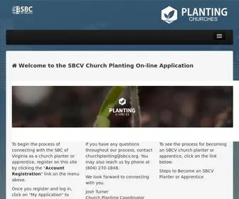 Planterportal.net(SBC of Virginia Church Planting) Screenshot