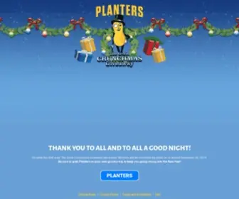 Planterscrunchmas.com(Planters Crunchmas) Screenshot