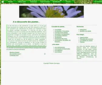 Plantes-Sauvages.com(Plantes Sauvages) Screenshot