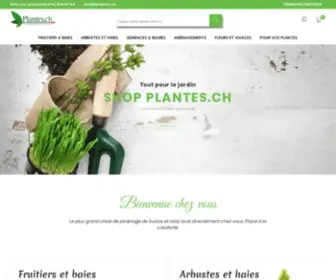 Plantes.ch(Jardinerie en ligne) Screenshot
