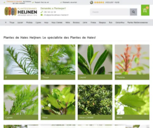 Plantesdehaies-HeijNen.fr(Plantes de Haies) Screenshot