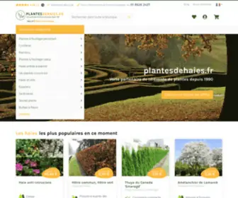 Plantesdehaies.fr(Votre boutique pour les plantes de haies) Screenshot