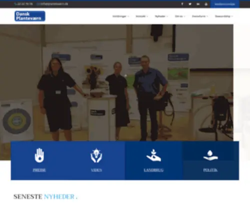 Plantevaern.dk(Forside) Screenshot