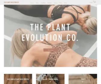 Plantevolutionco.com(Plant based protein) Screenshot