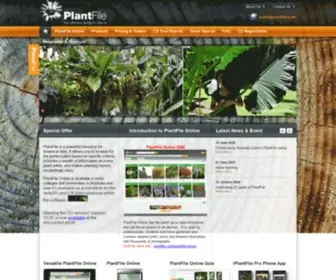 Plantfile.com(The ultimate guides to plants) Screenshot
