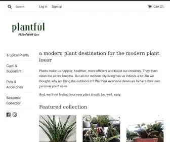 Plantful.ca(Planful potted with love) Screenshot