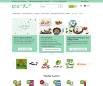 Plantful.de(Vegan Online Shop) Screenshot