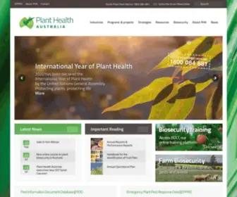 Planthealthaustralia.com.au(Plant Health Australia) Screenshot