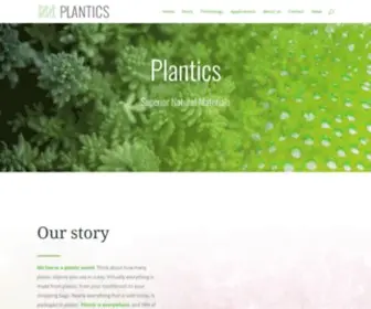 Plantics.nl(Superior Natural Materials) Screenshot