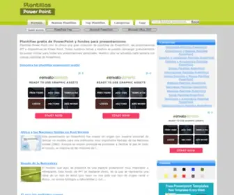 Plantillas-Power-Point.com(Plantillas PowerPoint y Presentaciones PowerPoint Gratis) Screenshot