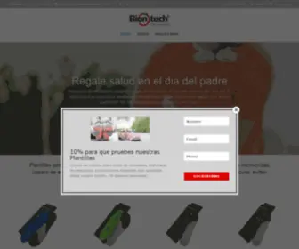 Plantillasbiontech.com(Plantillas para pies) Screenshot