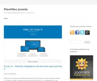 Plantillasjoomla.org(Plantillas Joomla 2.5) Screenshot