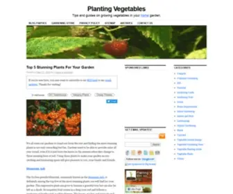 PlantingVegetables.net(Planting vegetables) Screenshot