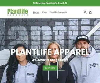 Plantlifeapparel.com(Plantlife Apparel) Screenshot