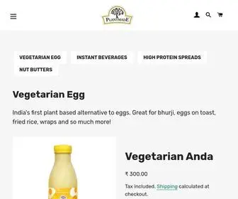 Plantmade.in(India's First Vegetarian Egg Alternative) Screenshot