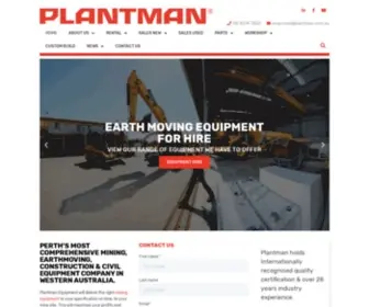 Plantman.com.au(Plantman Equipment) Screenshot