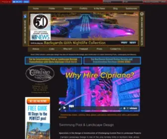 Plantnj.com(Luxury swimming pool & landscape designs by Cipriano) Screenshot